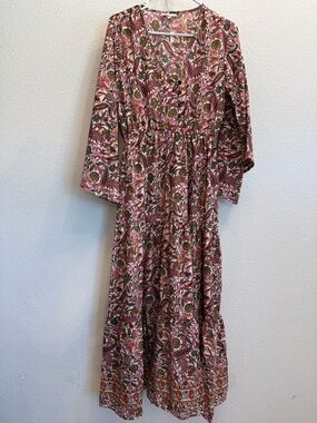 Anthropologie Boemo Paisley Maxi Dress – Size Medium